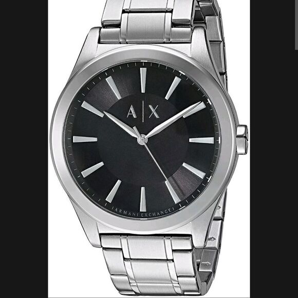 Armani Exchange Men's AX2320 Silver Quartz Watch - Picture 1 of 14